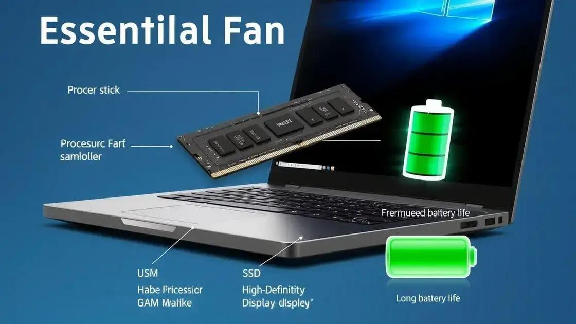 Características essenciais para um bom notebook