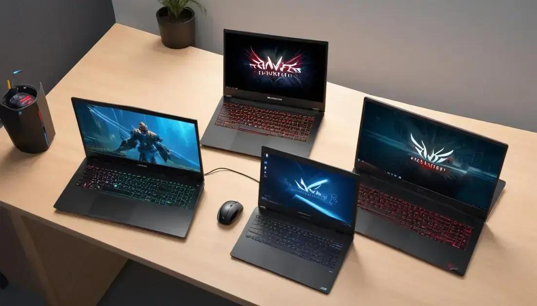 Top 5 notebooks gamer com bom custo-benefício