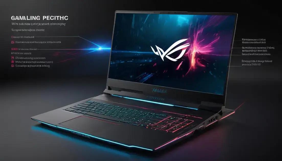 Desempenho e especificações técnicas dos notebooks