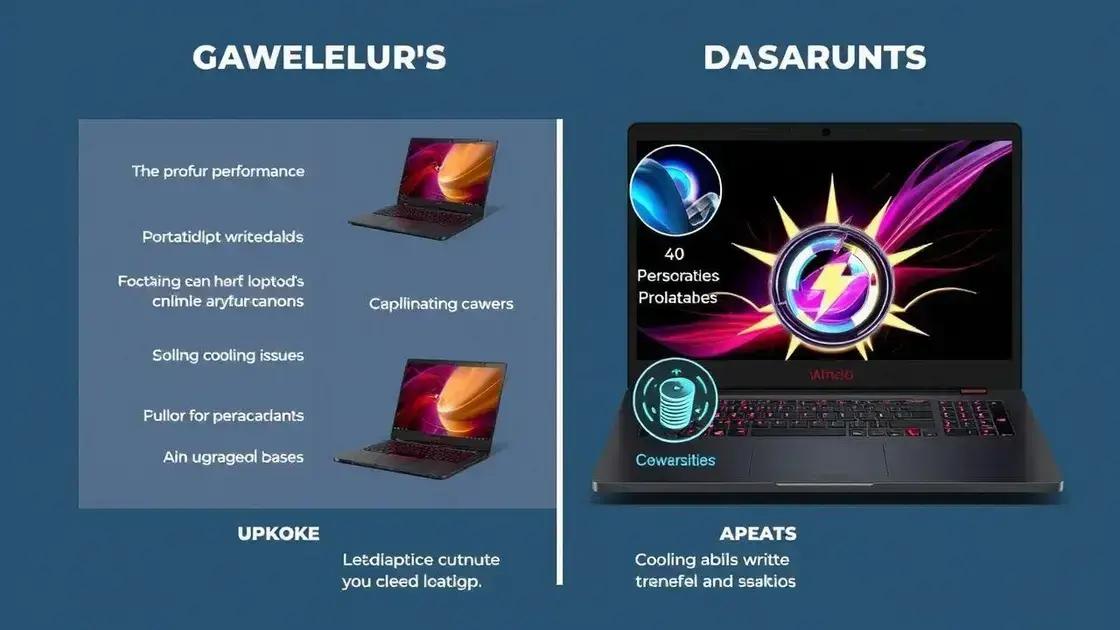 Vantagens e desvantagens dos notebooks gamers