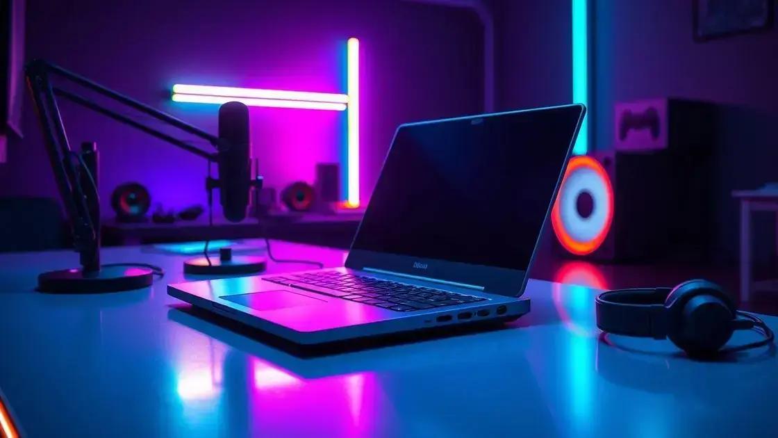 Melhor notebook gamer para streamers: potência e desempenho em 2025