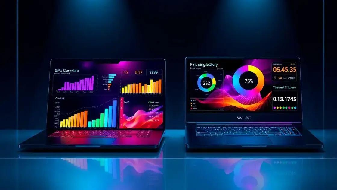 Comparativo de desempenho entre notebooks gamers