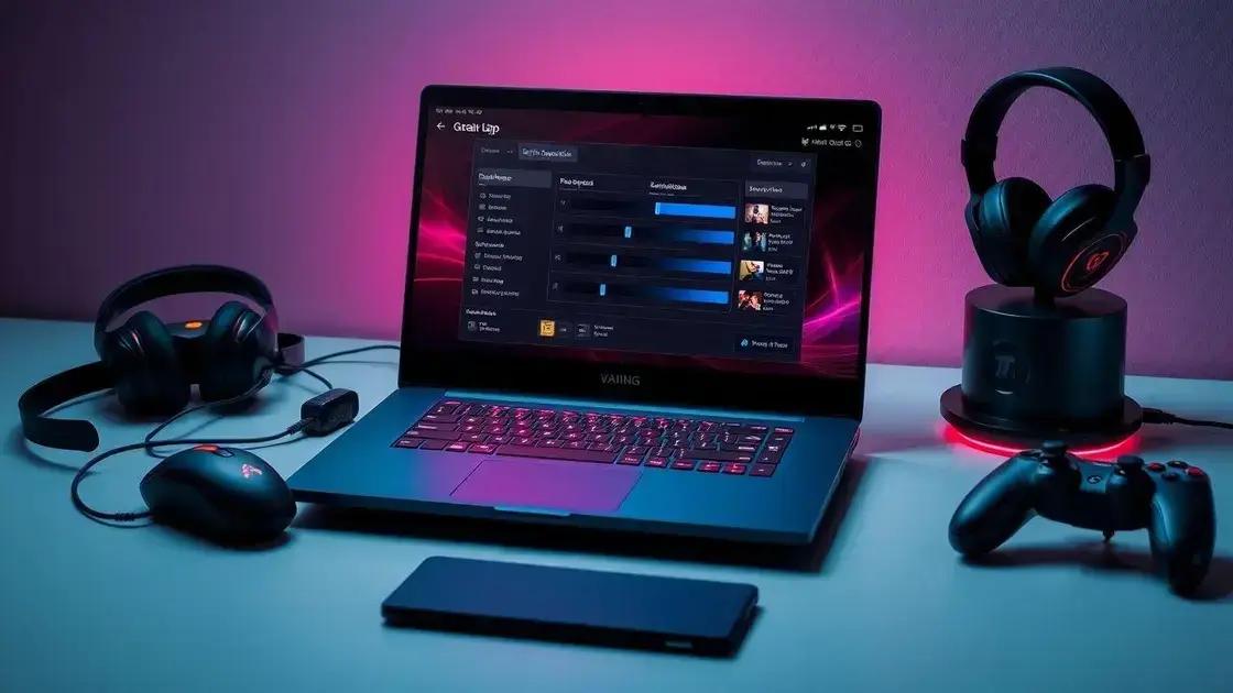 Dicas de configuração para jogos