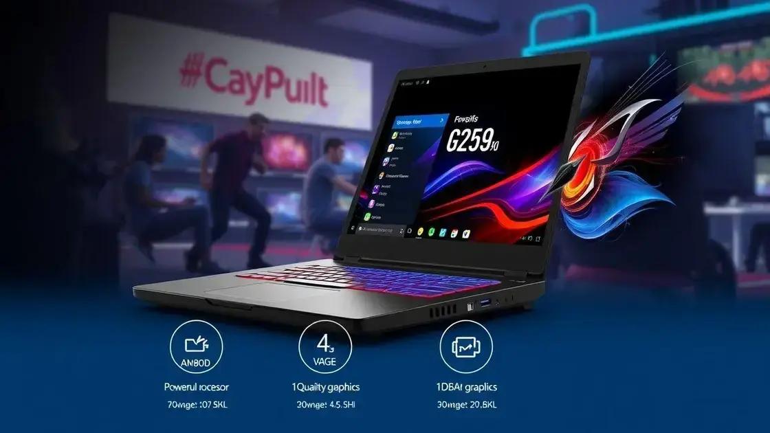 Principais características a procurar em um notebook gamer