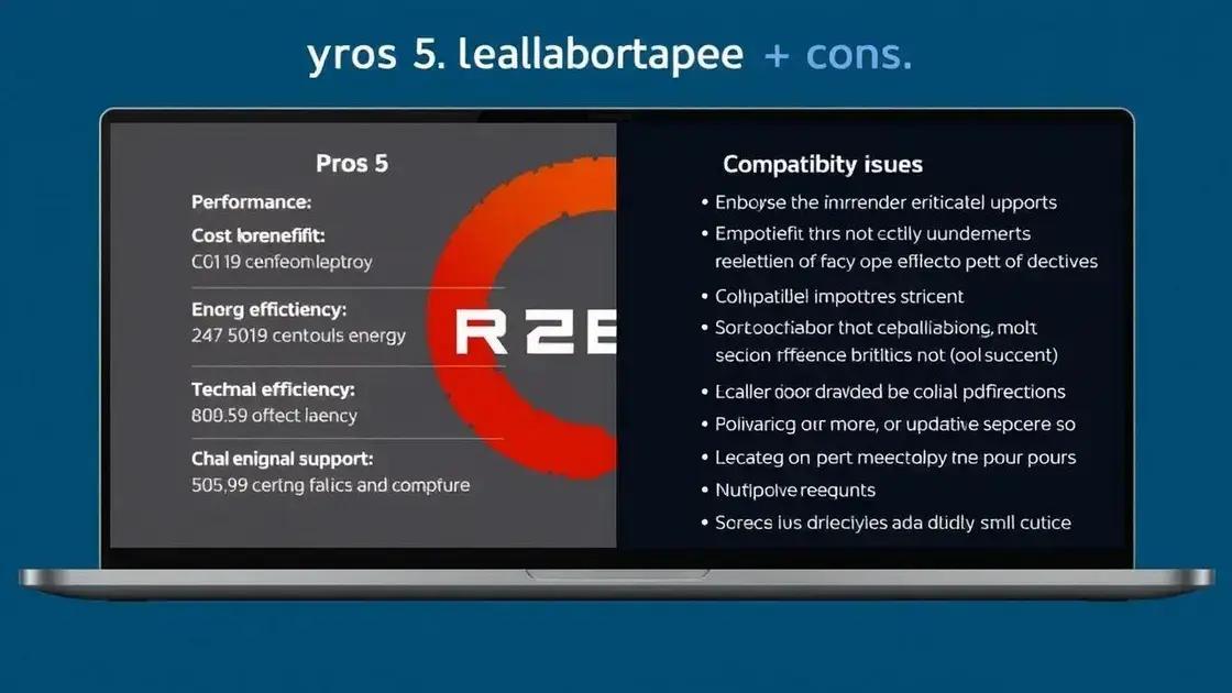 Prós e contras dos notebooks com Ryzen 5