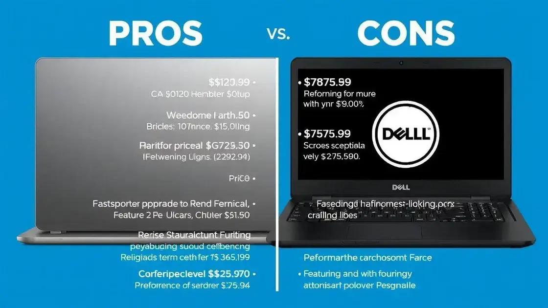 Prós e contras dos notebooks Dell com bom custo-benefício