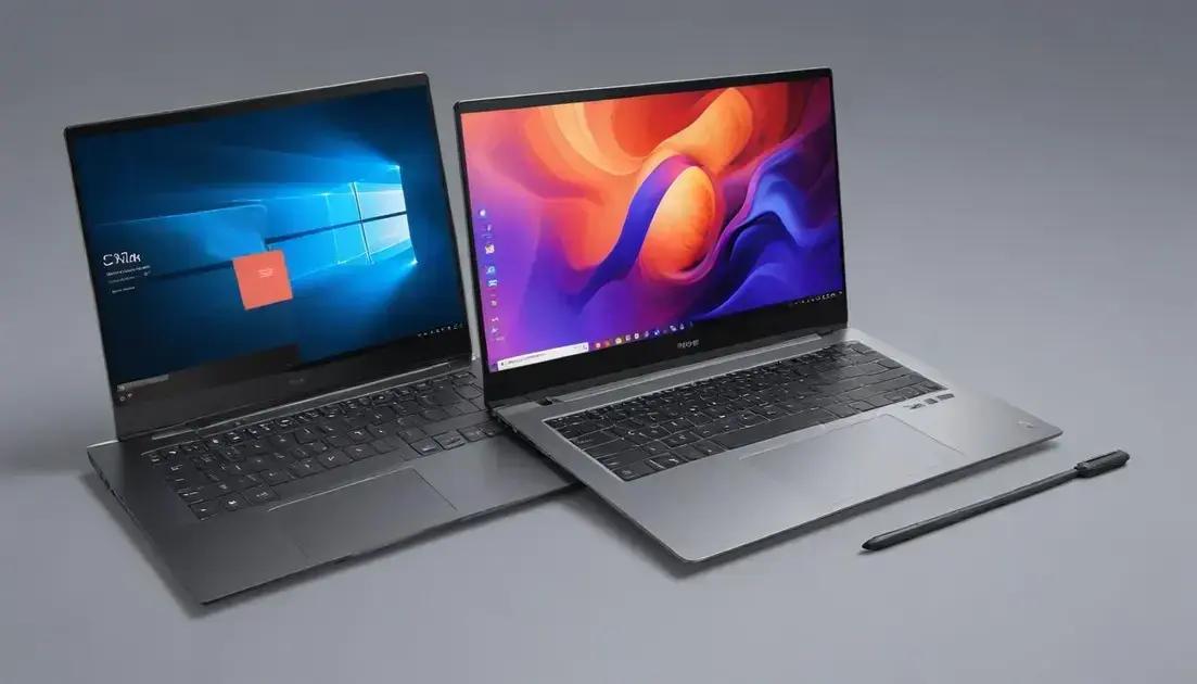 Comparativo entre os modelos disponíveis