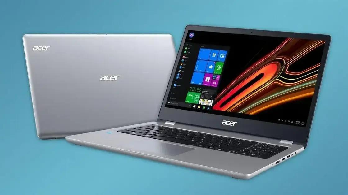 Principais recursos do Acer Aspire 5