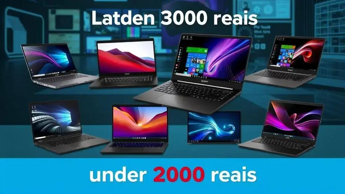 Os melhores notebooks até 2000 reais