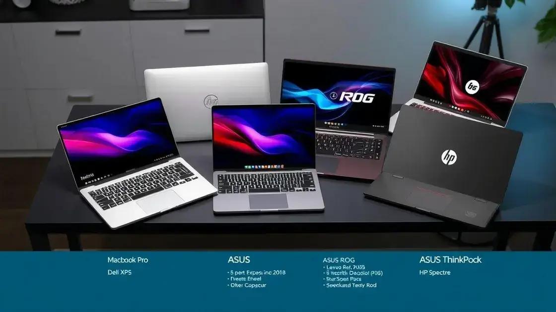 Top opções de notebooks para edição de vídeos em 2025