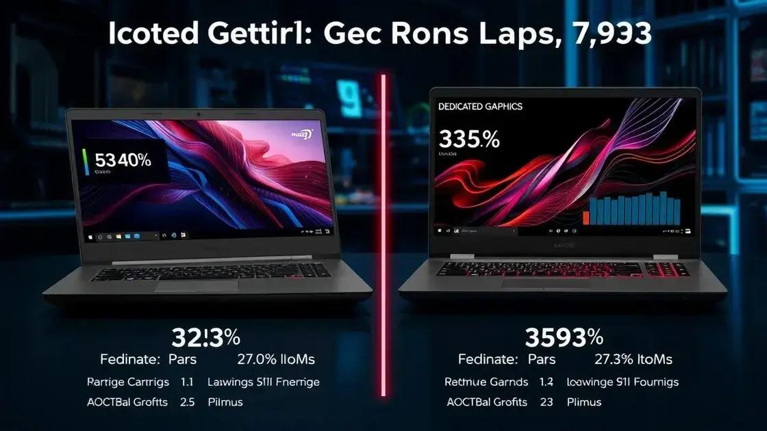 Comparação de desempenho entre notebooks com placa de vídeo dedicada