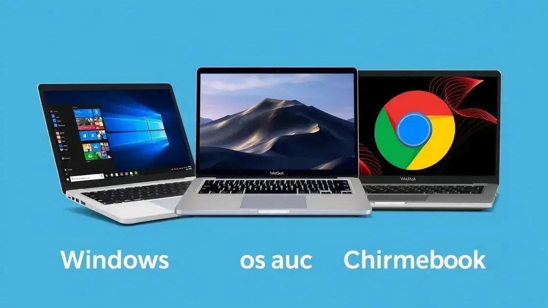 Notebook Windows vs Mac vs Chromebook: Descubra qual o melhor em 2025