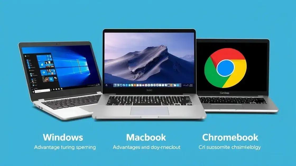 Vantagens e desvantagens de cada notebook