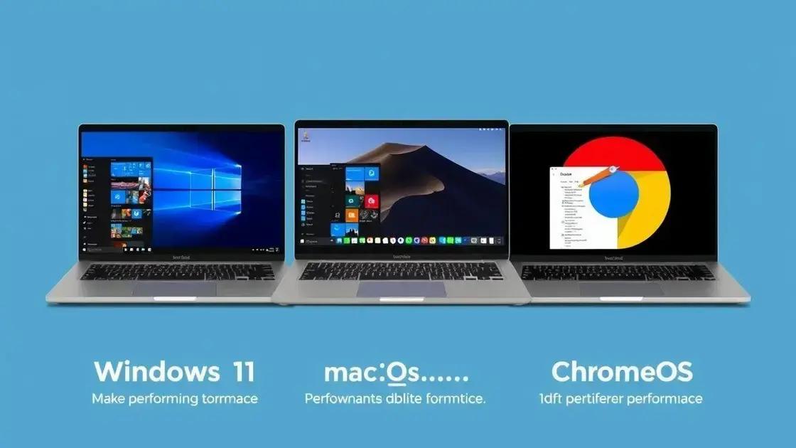 Comparação de desempenho entre os três sistemas