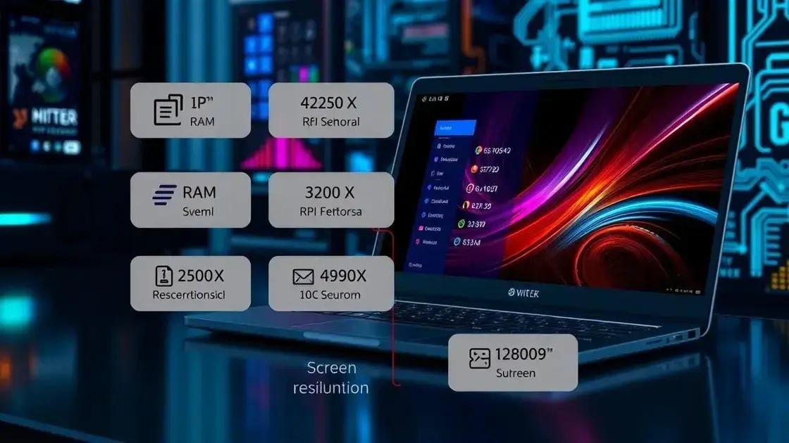 Principais especificações a considerar em 2025