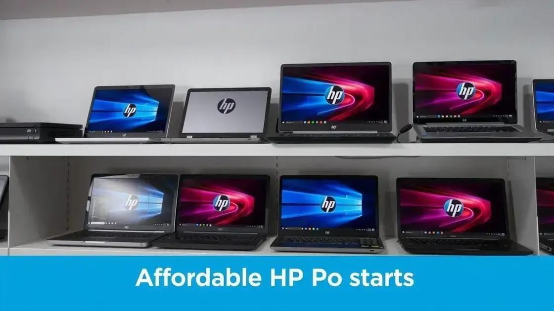Modelos de notebook HP baratos e bons