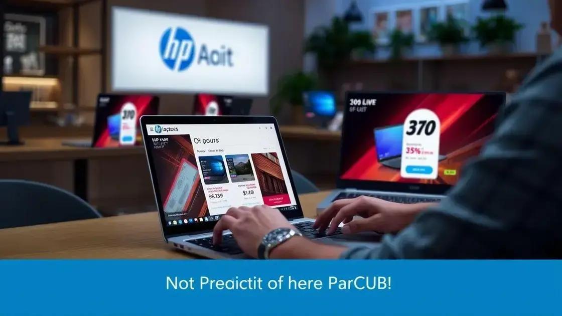 Dicas para encontrar promoções de notebooks HP