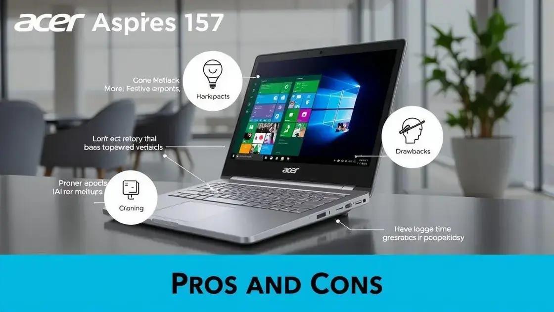 Prós e contras do Acer Aspire 5