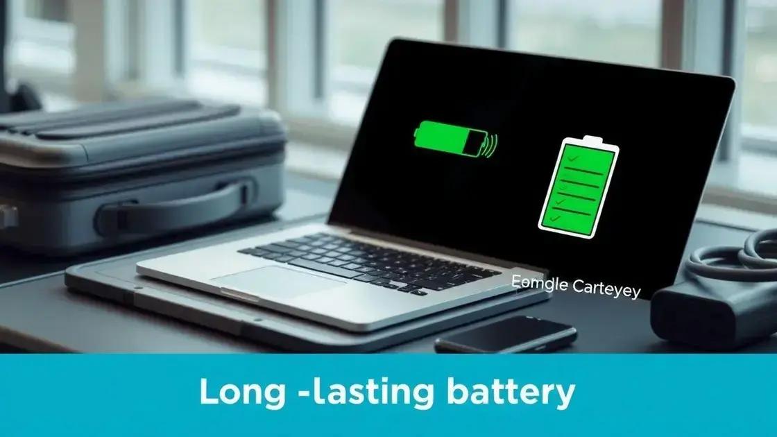 A importância da autonomia da bateria em viagens