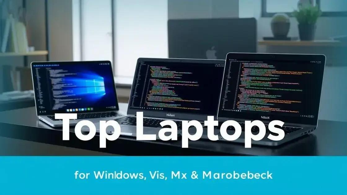 Melhores modelos de notebooks para cada sistema