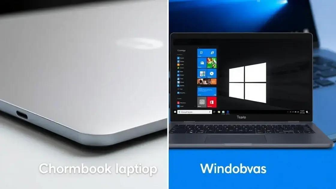 vantagens do Chromebook Plus em comparação ao Windows