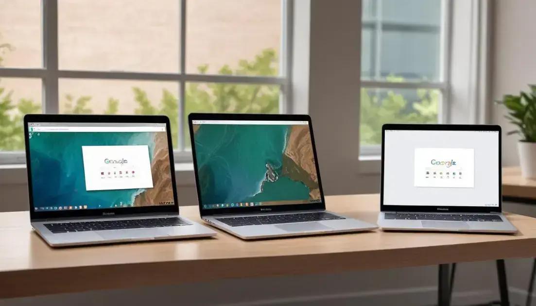 Comparativo: desempenho entre Windows, Mac e Chromebook