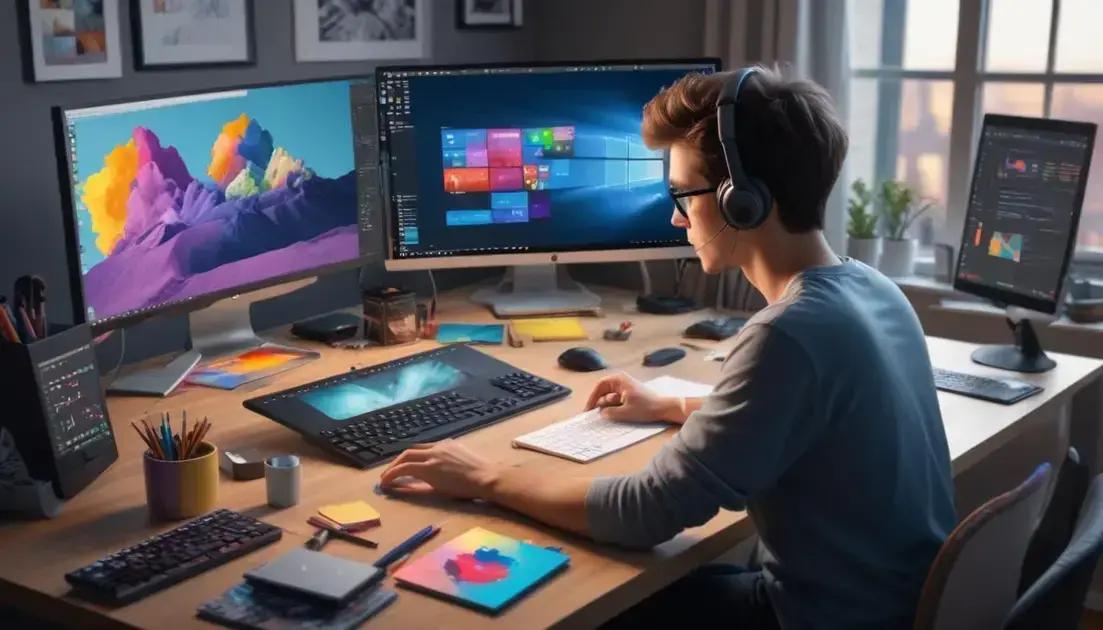 Vantagens do Windows para criadores de conteúdo