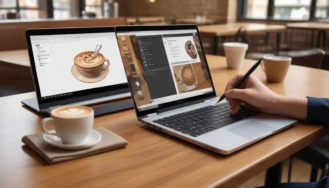 Vantagens de usar um notebook conversível com caneta digital