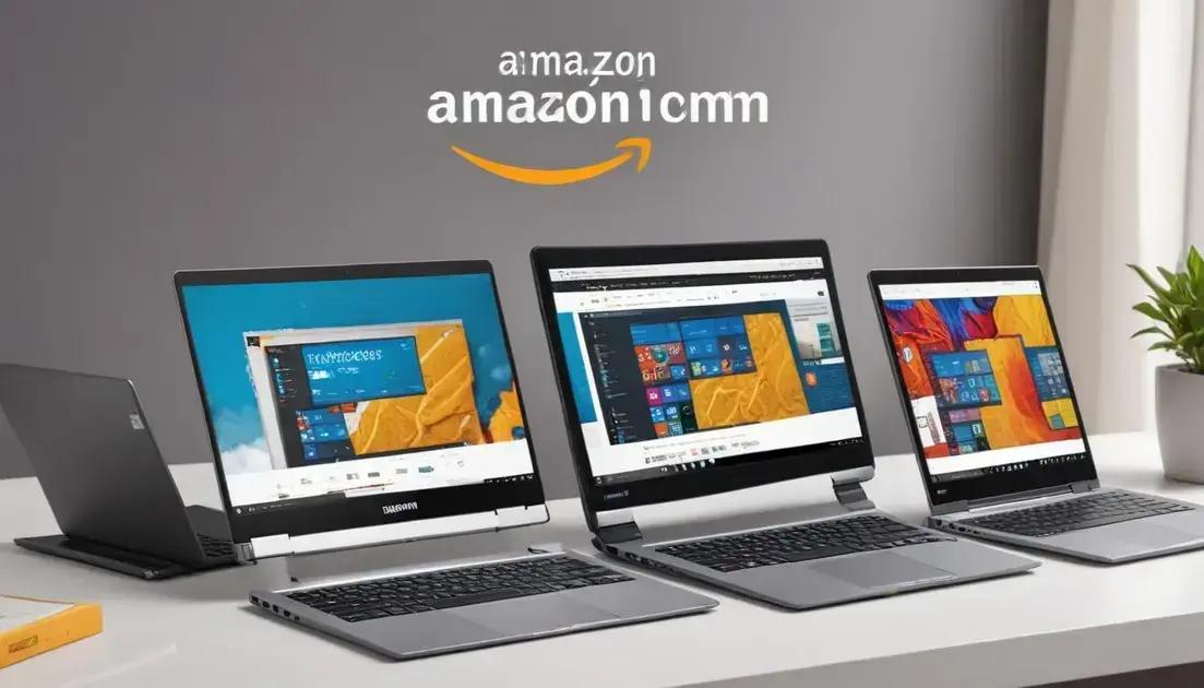 Top modelos de notebooks em promoção na Amazon