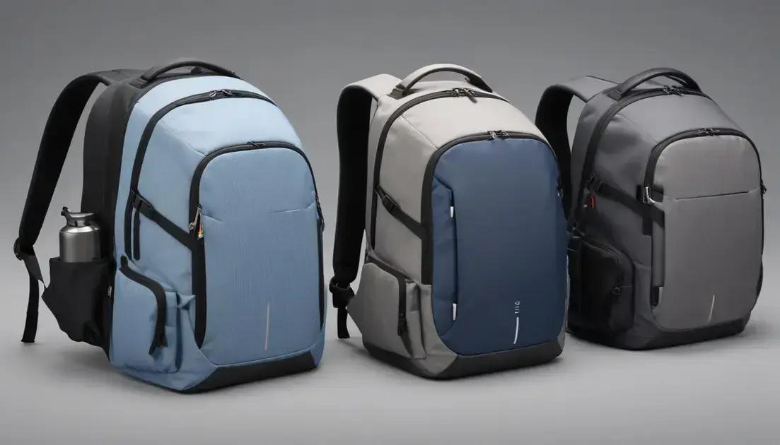 Comparativo das melhores mochilas anti-furto