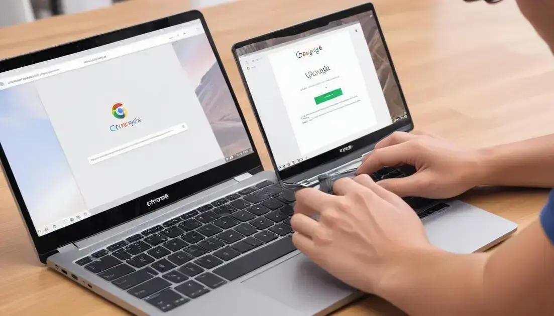 Como funciona a manutenção do Chromebook