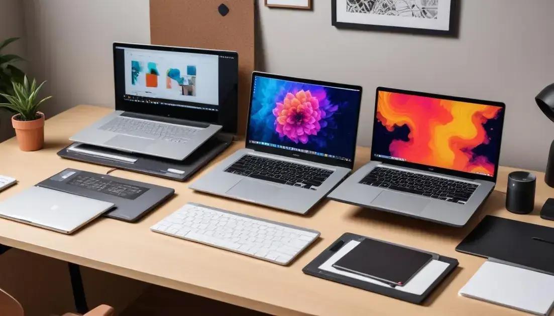 Top 5 notebooks recomendados para estudantes de design gráfico