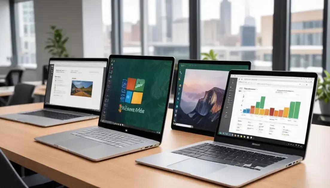 Comparativo de preços e desempenho