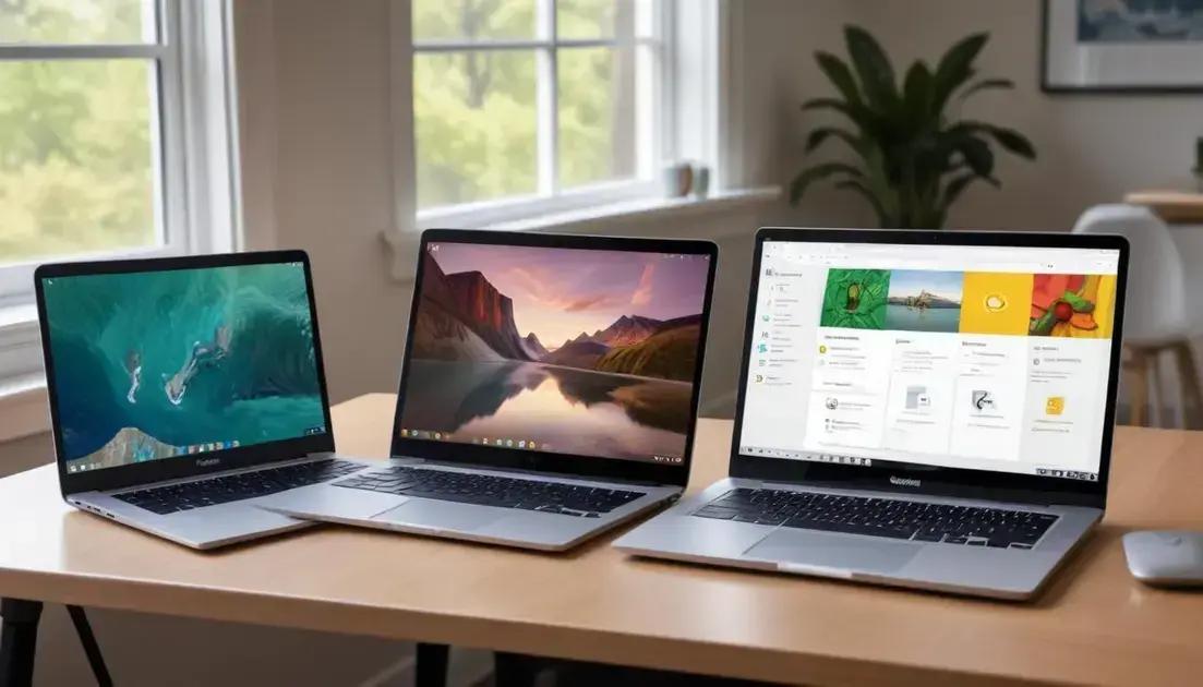 Comparação de desempenho entre os três sistemas