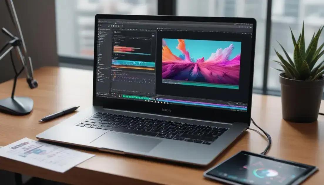 Principais características para edição de vídeo