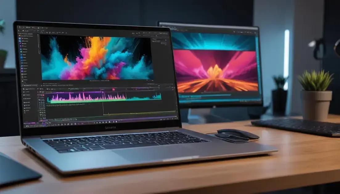 Características essenciais em um notebook para edição de vídeo
