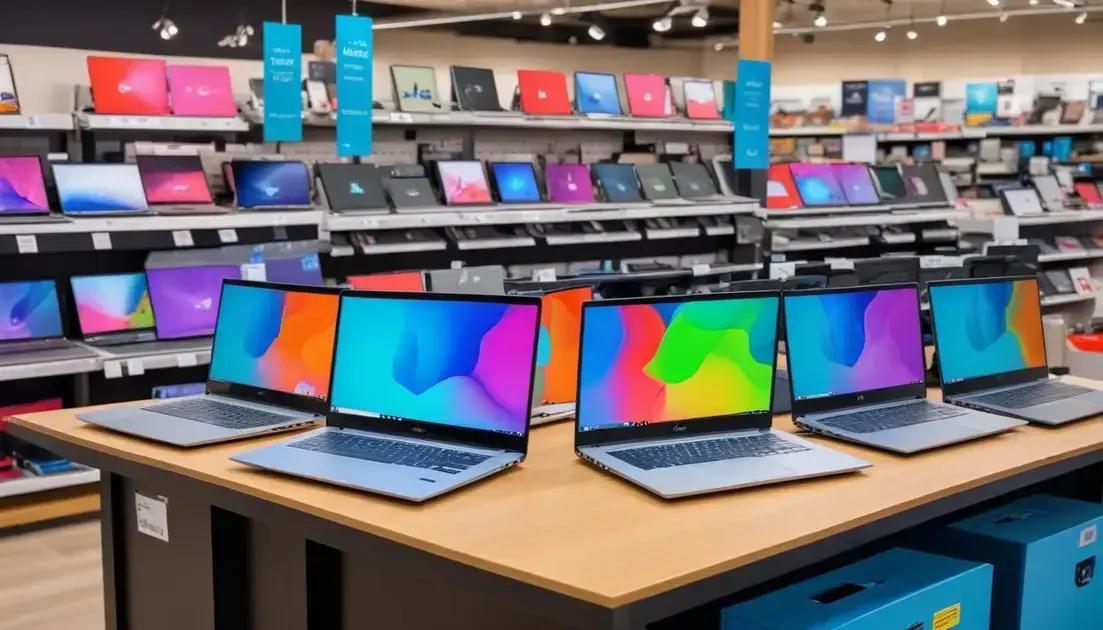 Top 5 notebooks em oferta para diferentes necessidades